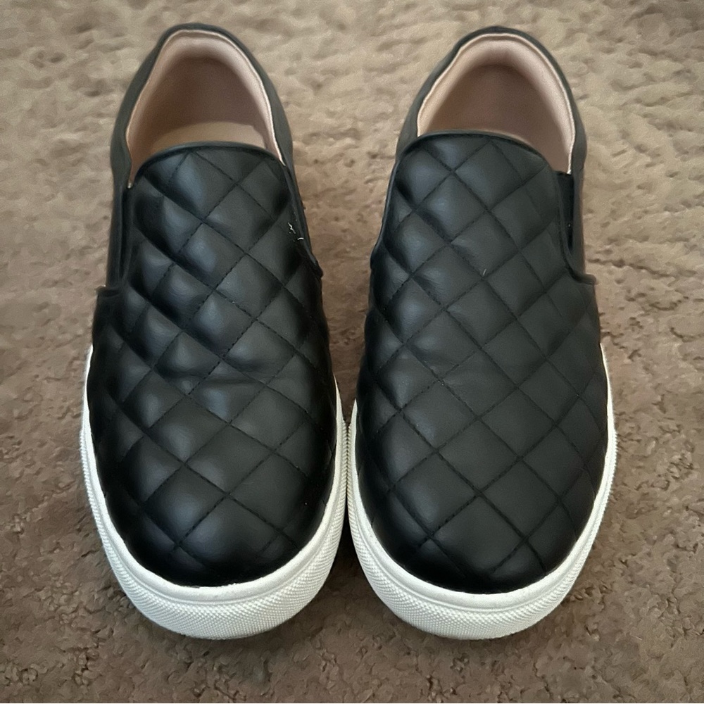 ❤️A New Day quilted look black loafer Sz 7.5 EUC CLEARANCE